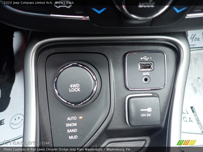 White / Black 2020 Jeep Compass Limted 4x4