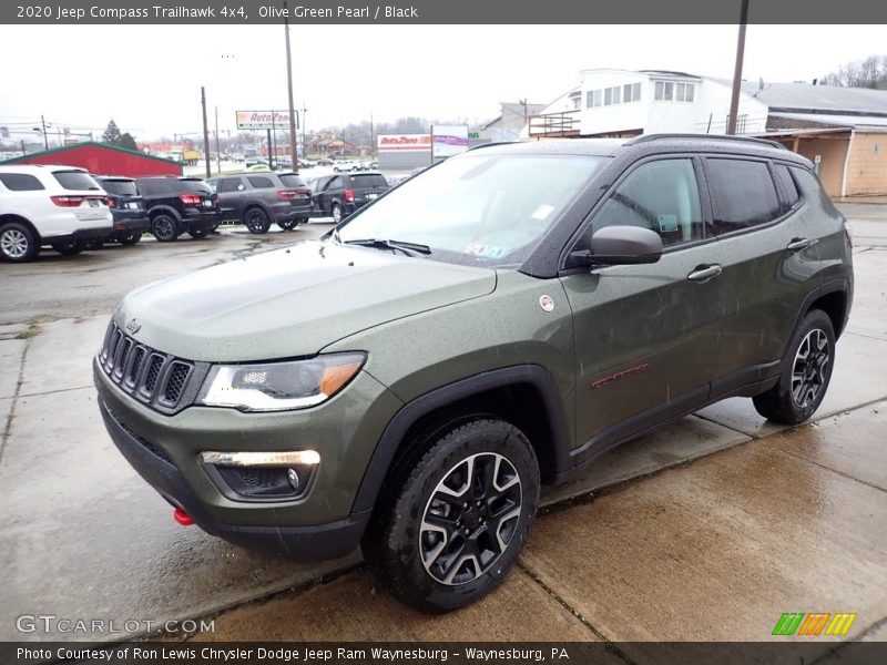 Olive Green Pearl / Black 2020 Jeep Compass Trailhawk 4x4