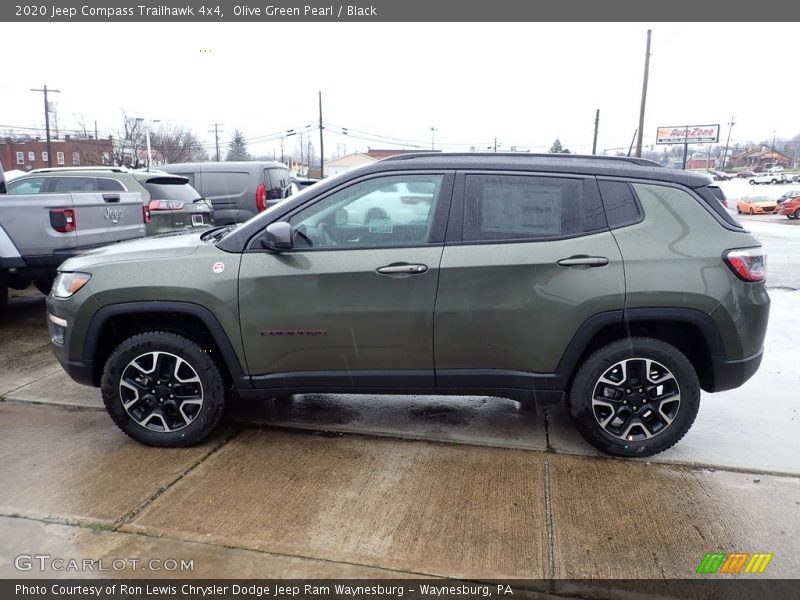 Olive Green Pearl / Black 2020 Jeep Compass Trailhawk 4x4