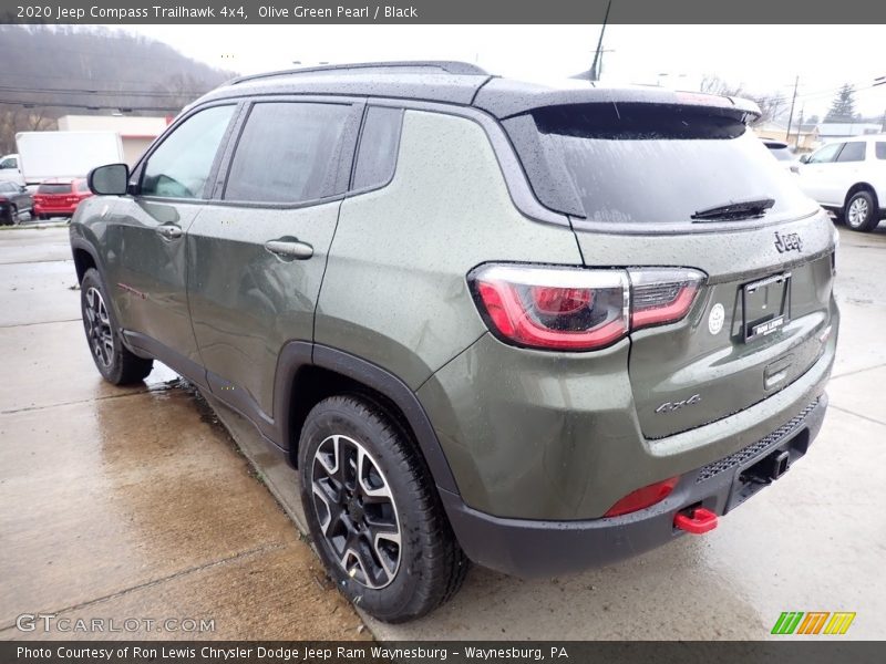 Olive Green Pearl / Black 2020 Jeep Compass Trailhawk 4x4