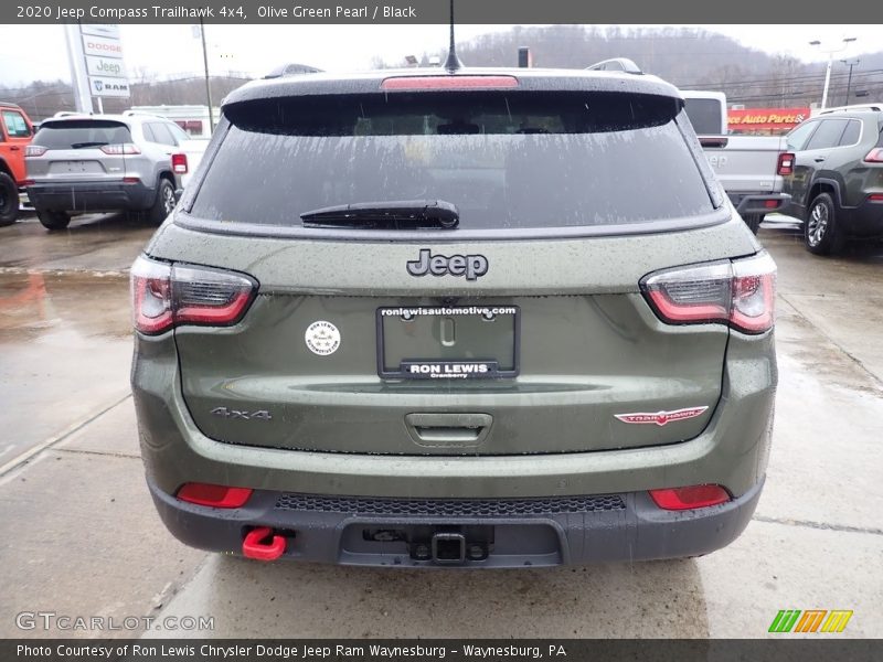 Olive Green Pearl / Black 2020 Jeep Compass Trailhawk 4x4
