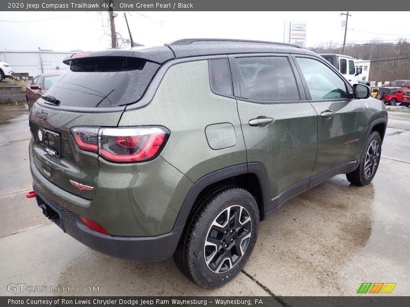Olive Green Pearl / Black 2020 Jeep Compass Trailhawk 4x4