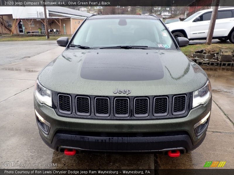 Olive Green Pearl / Black 2020 Jeep Compass Trailhawk 4x4