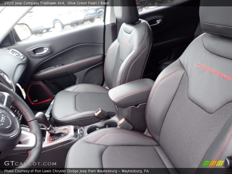 Front Seat of 2020 Compass Trailhawk 4x4