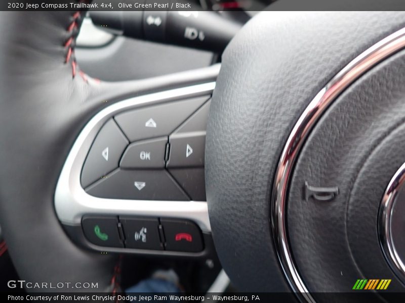 Olive Green Pearl / Black 2020 Jeep Compass Trailhawk 4x4