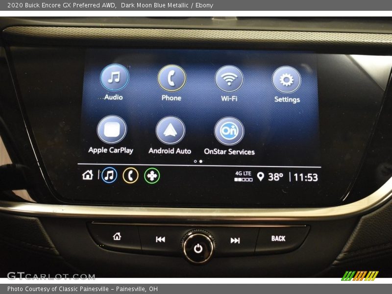 Dark Moon Blue Metallic / Ebony 2020 Buick Encore GX Preferred AWD