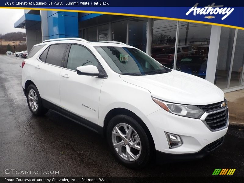 Summit White / Jet Black 2020 Chevrolet Equinox LT AWD