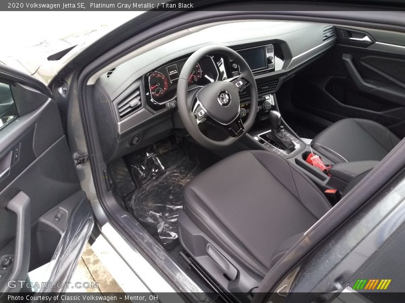  2020 Jetta SE Titan Black Interior