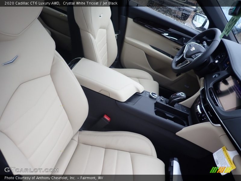 Crystal White Tricoat / Jet Black 2020 Cadillac CT6 Luxury AWD