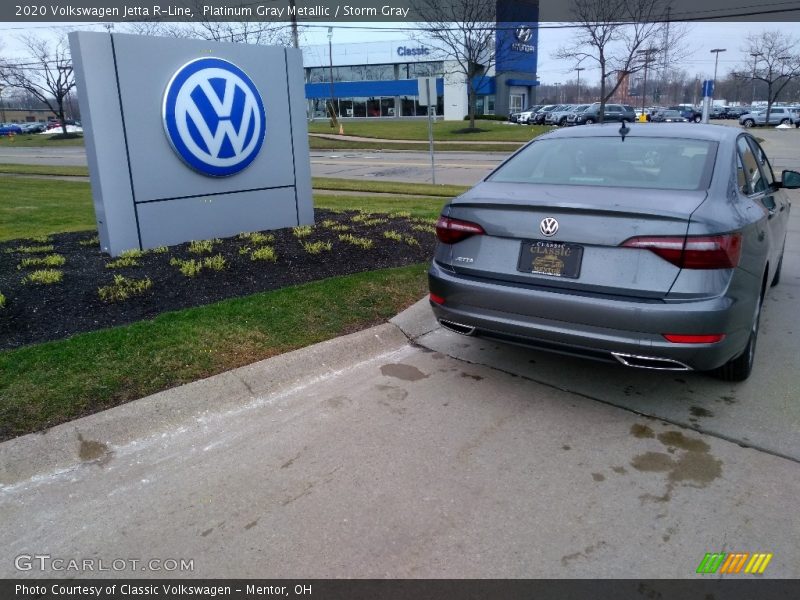 Platinum Gray Metallic / Storm Gray 2020 Volkswagen Jetta R-Line