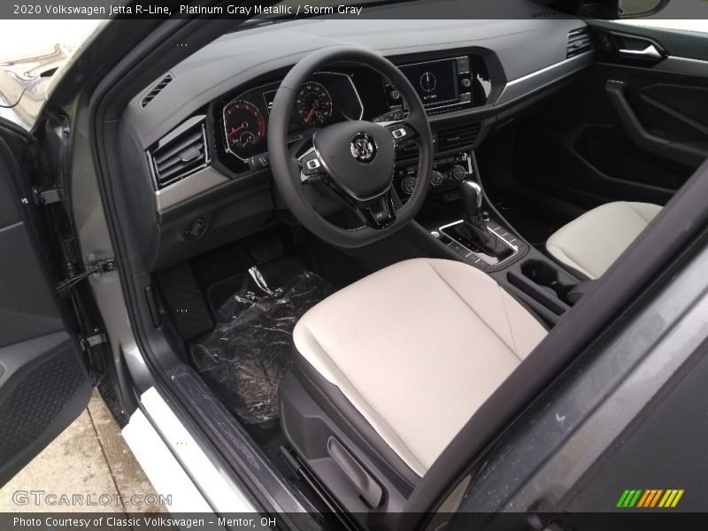 2020 Jetta R-Line Storm Gray Interior