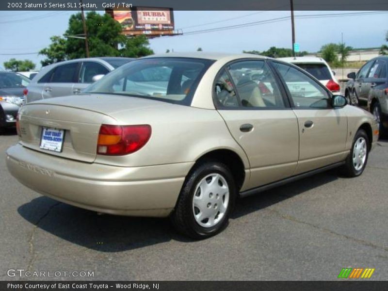 Gold / Tan 2002 Saturn S Series SL1 Sedan