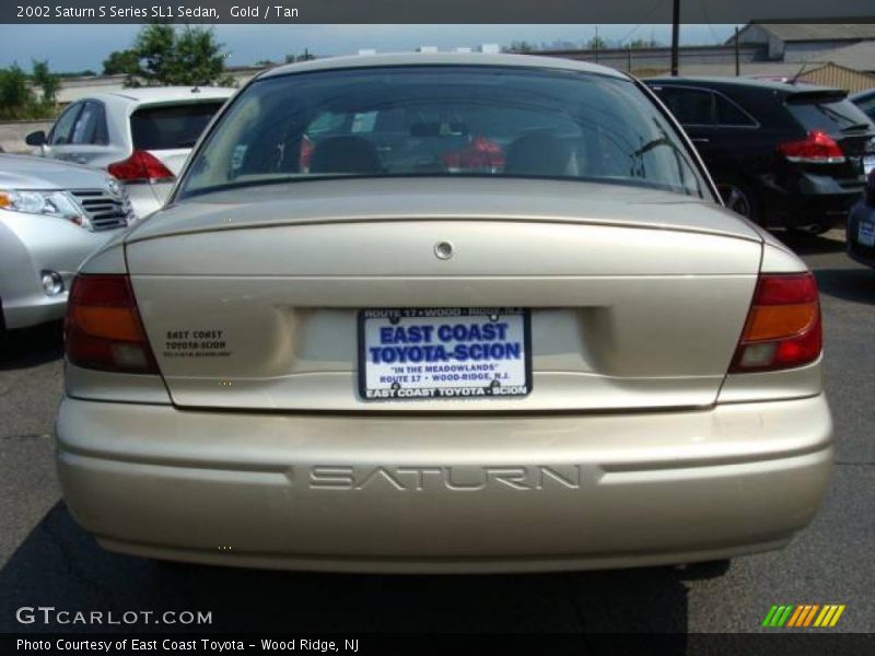 Gold / Tan 2002 Saturn S Series SL1 Sedan