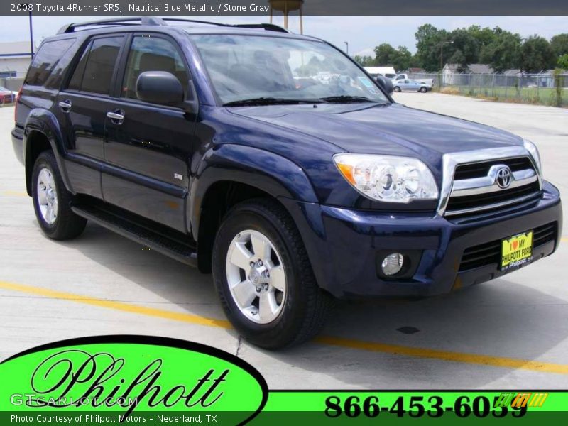 Nautical Blue Metallic / Stone Gray 2008 Toyota 4Runner SR5