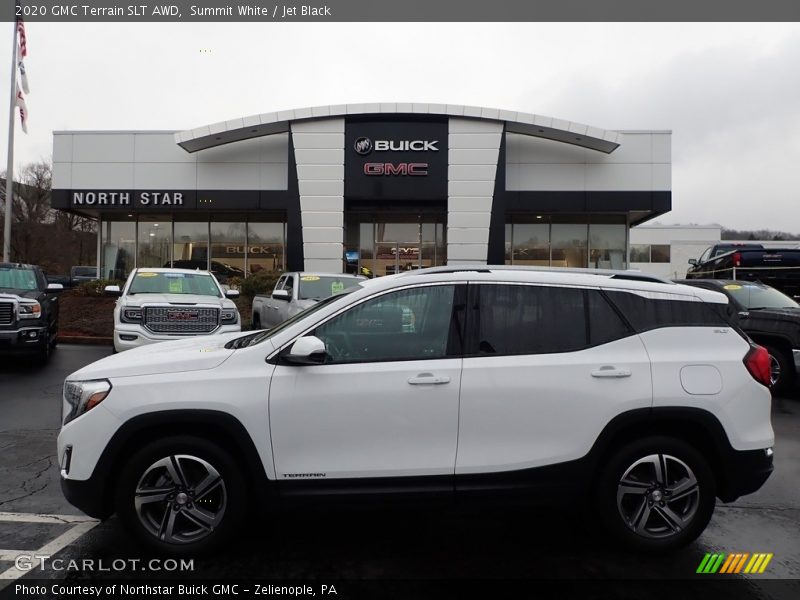 Summit White / Jet Black 2020 GMC Terrain SLT AWD