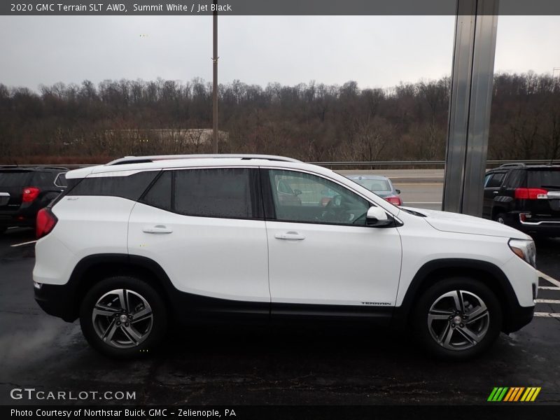 Summit White / Jet Black 2020 GMC Terrain SLT AWD