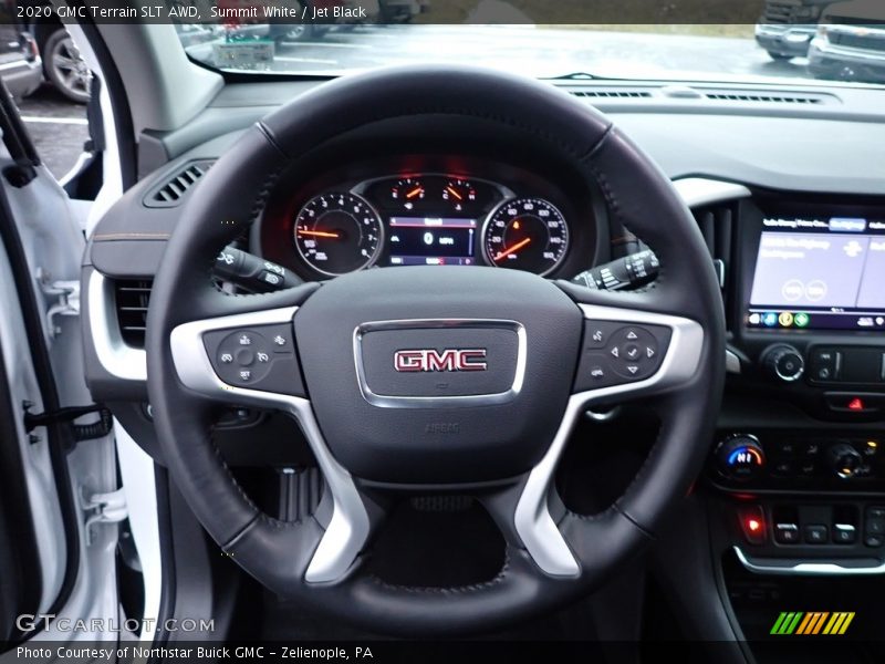 Summit White / Jet Black 2020 GMC Terrain SLT AWD