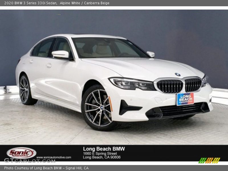 Alpine White / Canberra Beige 2020 BMW 3 Series 330i Sedan