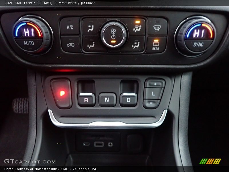 Summit White / Jet Black 2020 GMC Terrain SLT AWD