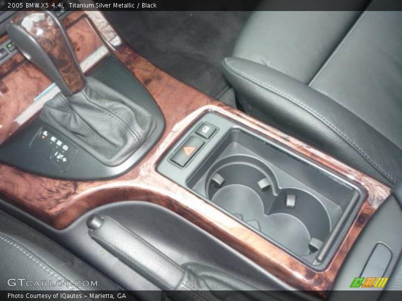 Titanium Silver Metallic / Black 2005 BMW X5 4.4i