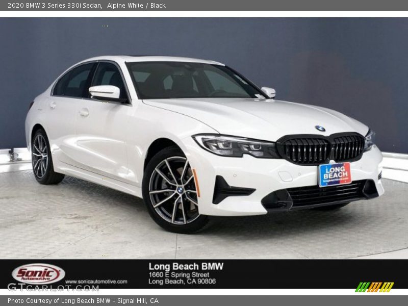 Alpine White / Black 2020 BMW 3 Series 330i Sedan