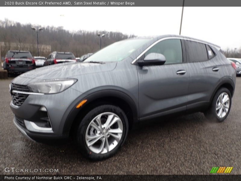 Satin Steel Metallic / Whisper Beige 2020 Buick Encore GX Preferred AWD
