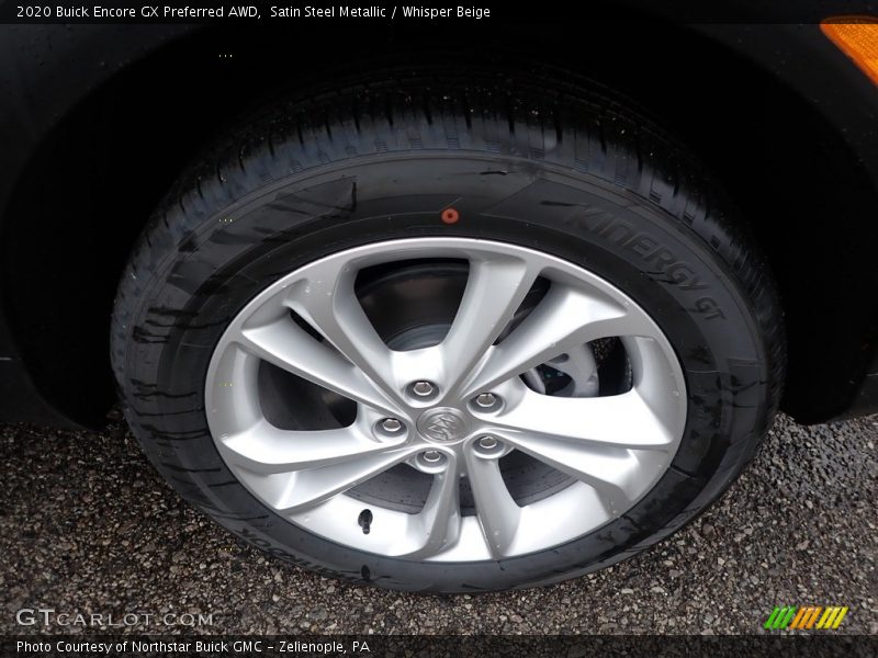 Satin Steel Metallic / Whisper Beige 2020 Buick Encore GX Preferred AWD