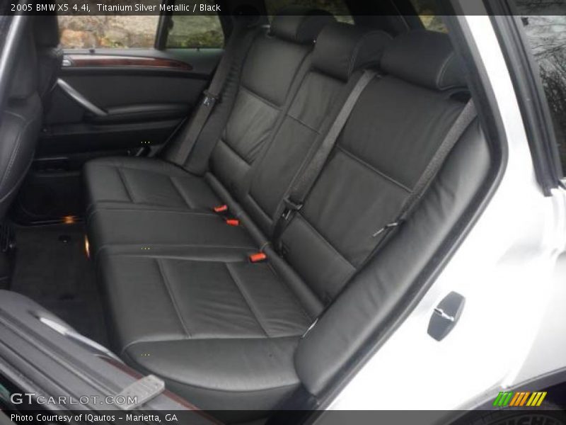 Titanium Silver Metallic / Black 2005 BMW X5 4.4i