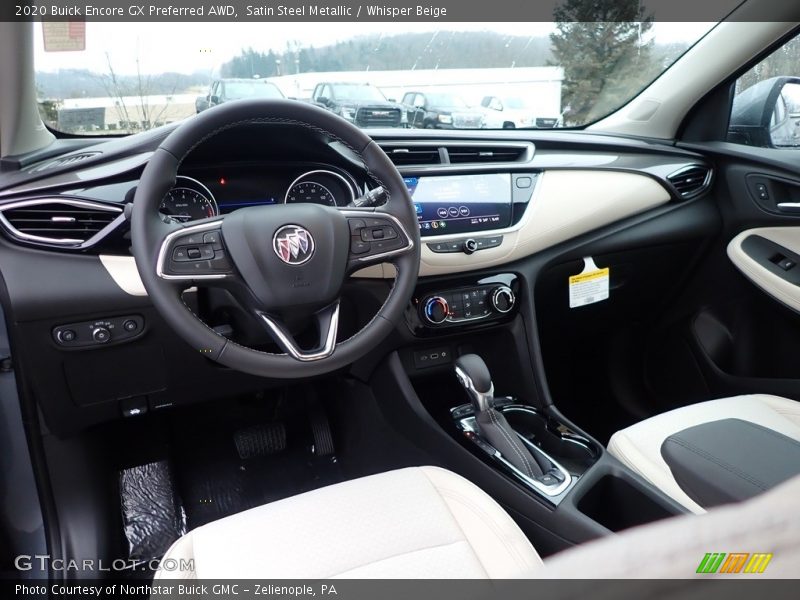  2020 Encore GX Preferred AWD Whisper Beige Interior