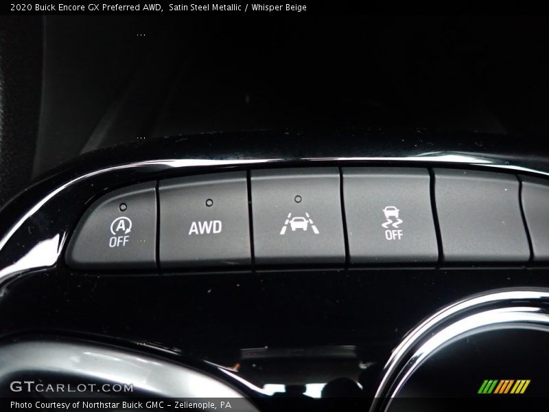 Satin Steel Metallic / Whisper Beige 2020 Buick Encore GX Preferred AWD