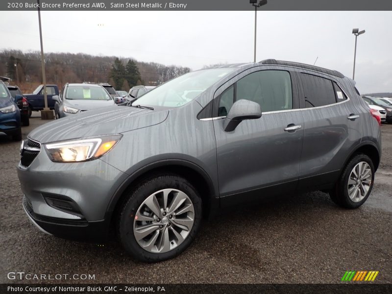Satin Steel Metallic / Ebony 2020 Buick Encore Preferred AWD