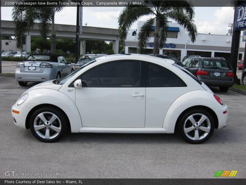 Campanella White / White 2008 Volkswagen New Beetle Triple White Coupe