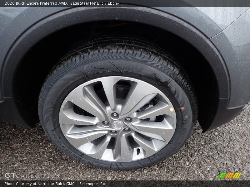 Satin Steel Metallic / Ebony 2020 Buick Encore Preferred AWD