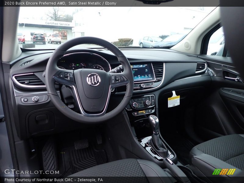 Satin Steel Metallic / Ebony 2020 Buick Encore Preferred AWD
