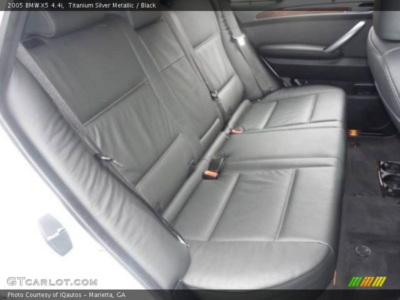 Titanium Silver Metallic / Black 2005 BMW X5 4.4i
