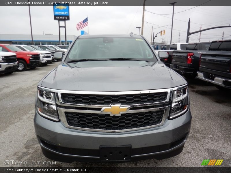 Satin Steel Metallic / Jet Black 2020 Chevrolet Tahoe LT 4WD