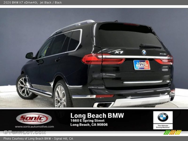 Jet Black / Black 2020 BMW X7 xDrive40i