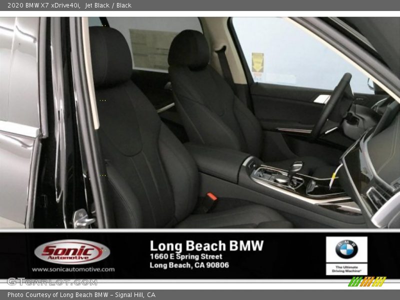 Jet Black / Black 2020 BMW X7 xDrive40i