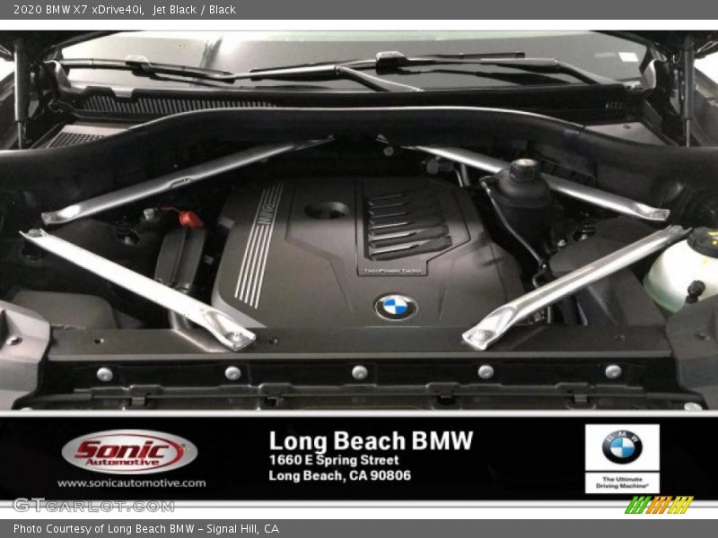 Jet Black / Black 2020 BMW X7 xDrive40i