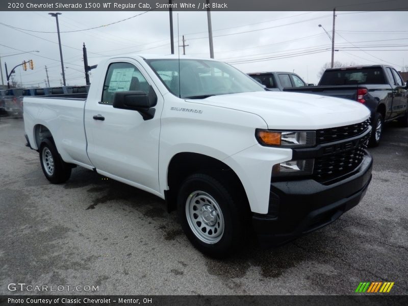 Summit White / Jet Black 2020 Chevrolet Silverado 1500 WT Regular Cab