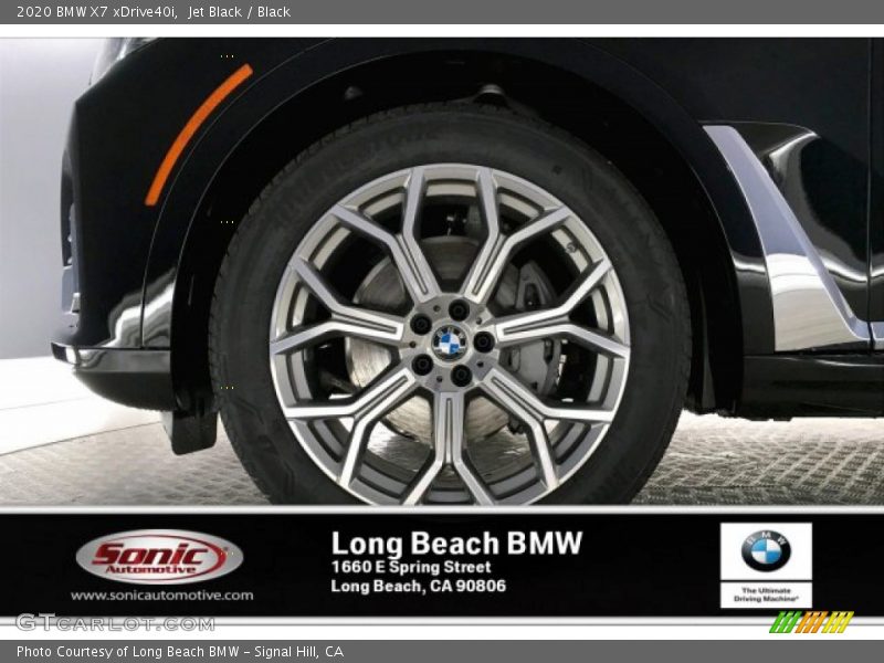 Jet Black / Black 2020 BMW X7 xDrive40i