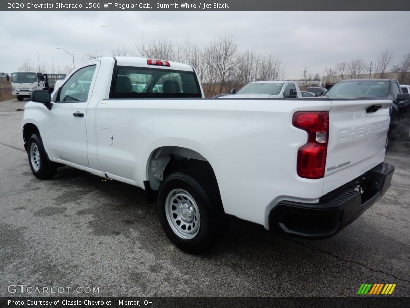 Summit White / Jet Black 2020 Chevrolet Silverado 1500 WT Regular Cab