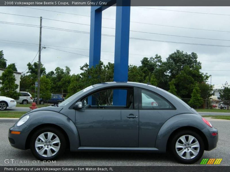 Platinum Grey / Grey 2008 Volkswagen New Beetle S Coupe