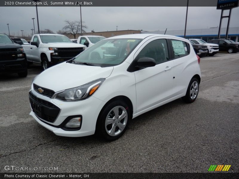 Summit White / Jet Black 2020 Chevrolet Spark LS