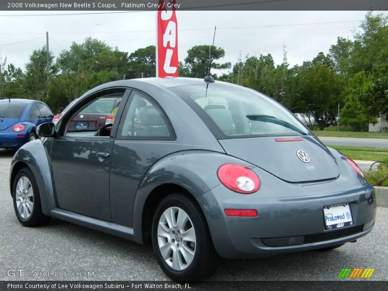 Platinum Grey / Grey 2008 Volkswagen New Beetle S Coupe