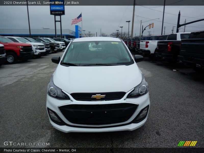 Summit White / Jet Black 2020 Chevrolet Spark LS