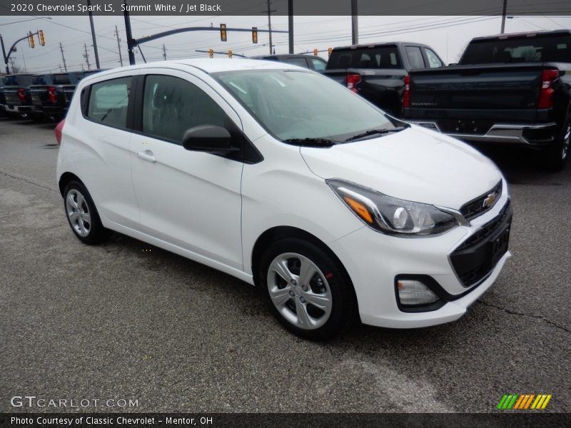 Summit White / Jet Black 2020 Chevrolet Spark LS