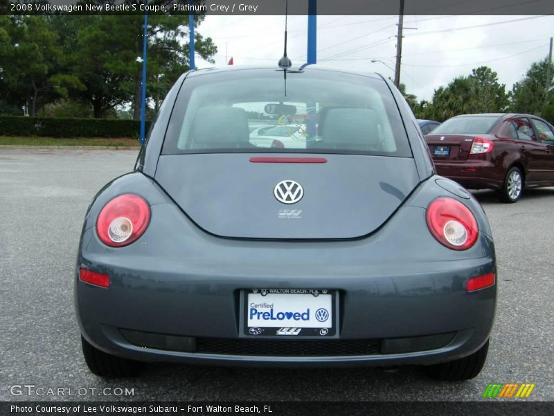 Platinum Grey / Grey 2008 Volkswagen New Beetle S Coupe