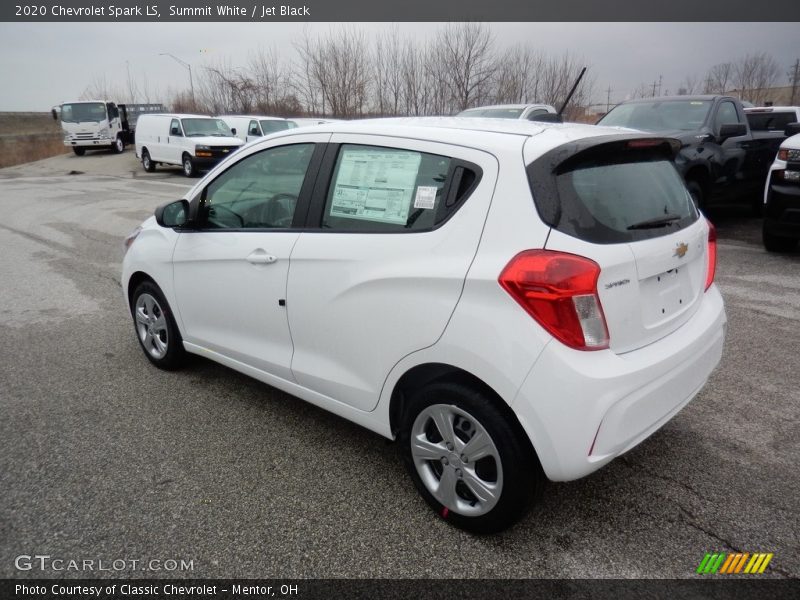 Summit White / Jet Black 2020 Chevrolet Spark LS