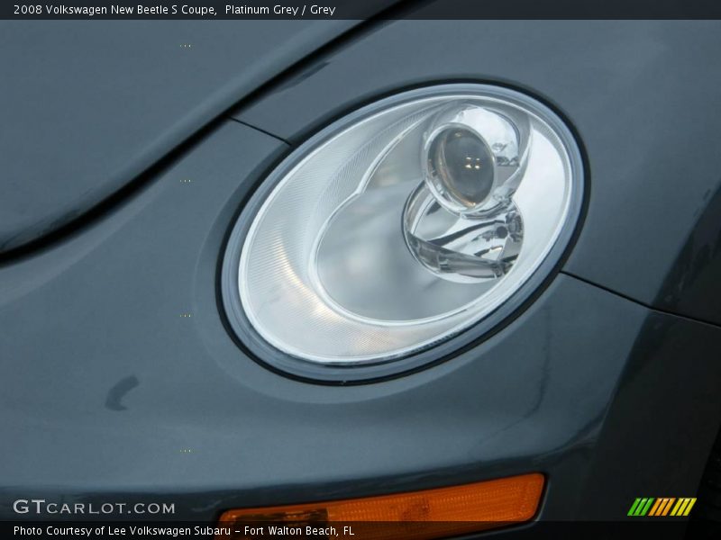 Platinum Grey / Grey 2008 Volkswagen New Beetle S Coupe